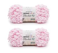 Bernat Alize Blanket Pelote de laine rose poudré - Lot de 2 paquets de 180 g - Polyester - 7 Jumbo - 15,7 m - Tricot/crochet