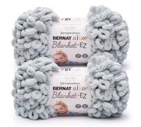 Bernat Alize Lot de 2 paquets de fil à tricoter et crochet 100% polyester #7 Jumbo 180 g
