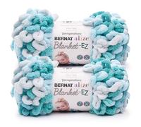 Bernat Alize Lot de 2 paquets de laine pour couverture ciel nuageux 100% polyester #7 Jumbo 180 g 180 g