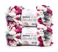 Bernat Alize Lot de 2 pelotes de fil Storm pour couverture - 100% polyester - #7 Jumbo - 180 g - 180 g - Tricot/crochet
