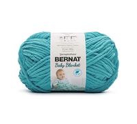 Bernat Baby Blanket BB Baby Teal Yarn - 1 paquet de 300 g - Polyester - #6 Super Bulky - 220 yards - Knitting/Crochet