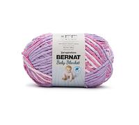 Bernat Baby Blanket BB Pretty Girl Yarn - 1 paquet de 300 g - Polyester - #6 Super Bulky - 200 m - Tricot/Crochet