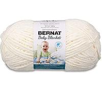 Bernat Baby Blanket Lot de 1 pelote de fil pour tricot et crochet, 300 g, polyester, n° 6, super épais, 200 m (BB Vanilla)