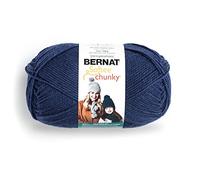 Bernat Big Ball Pelote de fils à tricoter épaisse Denim délavé 400 g