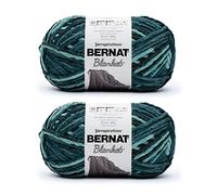 Bernat Blanket BB Pelote de laine multicolore Motif rayures Bleu sarcelle