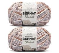 Bernat Blanket BB Petal Yarn - Lot de 2 paquets de 300 g - Polyester - #6 Super Bulky - 200 m - Tricot et crochet