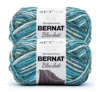 Bernat Blanket BB Stormy Ocean Lot de 2 paquets de 300 g - 100% polyester - #6 Super Bulky - 200 m - Tricot/Crochet