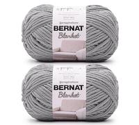 Bernat Blanket BB Vapor Grey - Lot de 2 paquets de 300 g - Polyester - #6 Super Bulky - 200 m - Tricot, crochet, artisanat et amigurumi