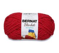 Bernat « Blanket Brights Big Ball Yarn, Fibre : 100% Polyester, Rouge Voiture de Course, 300 g