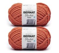 Bernat Blanket Extra - Lot de 2 pelotes de fil 100% polyester Motif feuille d'oranger 297 g