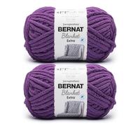 Bernat Blanket Extra - Lot de 2 pelotes de fil 100% polyester Violet 297 g