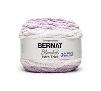 Bernat Blanket Extra Thick Perfect Phasing 1 pelote de 600 g de fil, dégradé blanc et violet (Purple Sunset)