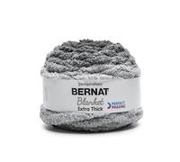 Bernat Blanket Extra Thick Perfect Phasing 1 pelote de 600 g de fil, dégradé gris (Coal)