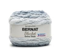 Bernat Blanket Extra Thick Perfect Phasing 1 pelote de 600 g de fil, dégradé gris (Concrete)