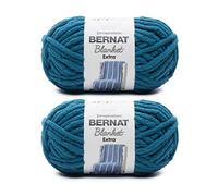 Bernat Blanket Extra Velveteal Lot de 2 paquets de 300 g Polyester 7 Jumbo 97 m