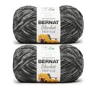Bernat Blanket Mist-ical Cinder Lot de 2 pelotes de fil 300 g