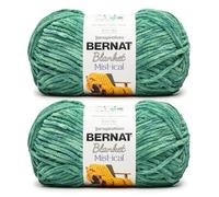 Bernat Blanket Mist-ical Lot de 2 pelotes de fil de 300 g, dégradé de vert (Spearmint)
