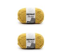 Bernat Blanket Moss Lot de 2 pelotes de fil à tricoter pour couverture, 300 g, polyester, n°6, super épais, 200 m, pour tricot/crochet