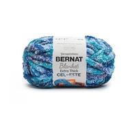Bernat Cel-Este Couverture extra épaisse 100% polyester Bleu nébuleuse 601 g