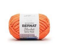 Bernat Couverture extra épaisse - 1 paquet de 600 g de fil 100% polyester citrouille et épices