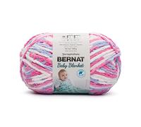 Bernat Couverture pour bébé BB Rose/bleu ombré - 1 paquet de 300 g - Polyester - #6 Super Bulky - 200 m - Tricot/Crochet