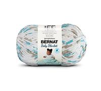 Bernat Fil à imprimé colombe bleu sarcelle pour couverture bébé BB - 300 g - Polyester - #6 Super Bulky - 200 m - Tricot/Crochet