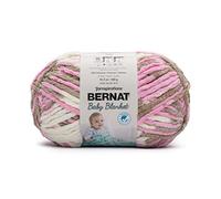 Bernat Fil BB Little Roses pour couverture bébé - 1 paquet de 300 g - Polyester - #6 Super Bulky - 200 m - Tricot/Crochet