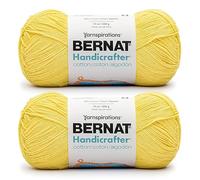 Bernat Handicrafter Cotton BB Sunshine - Lot de 2 paquets de 400 g - Coton - #4 peigné (moyen) - 700 m - Tricot, crochet et travaux manuels