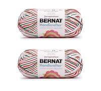 Bernat Handicrafter Lot de 2 pelotes de fil en coton Mistletoe, 340 g, 556 m, n°4 moyen (peigné), pour tricot/crochet