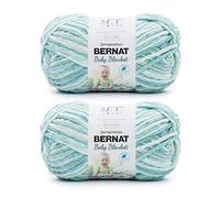 Bernat Lot de 2 paquets de 300 g de fil de couverture pour bébé - Polyester - 6 super volumineux - 200 m - Tricot/crochet