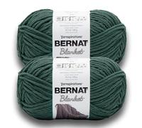 Bernat Lot de 2 pelotes de fil BB Deep Sea pour couverture - 100% polyester - #6 super volumineux - 200 m - tricot/crochet