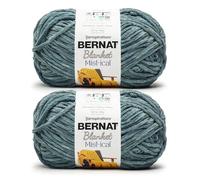 Bernat Lot de 2 pelotes de laine pour couverture Bleu sarcelle 300 g