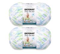 Bernat Lot de 2 pelotes de laine pour couverture de bébé - 300 g - Polyester - 6 super volumineux - 200 m - Tricot/crochet