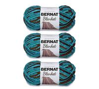 Bernat Lot de 3 paquets de fil à bois pour couverture colvert 150 g - Polyester - 6 super volumineux - 91,4 m - Tricot/crochet