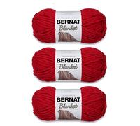 Bernat Lot de 3 pelotes de fil chenille épais de 150 g - Polyester - 6 super volumineux - 90 m - Pour tricot, crochet, artisanat et amigurumi