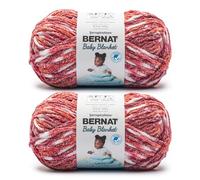 Bernat Pelote de fil pour couverture de bébé, ruban rouge