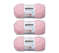 Bernat Pipsqueak Tickle Me Lot de 3 paquets de 100 g de fil en polyester 5 épaisseurs 90 m
