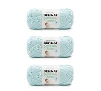 Bernat Softee Baby Cotton Aqua Mist Lot de 3 paquets de 120 g - Mélange - 3 DK (léger) - 220 m - Tricot/Crochet