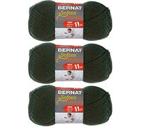 BERNAT SOFTEE CHUNKY- PACK OF 3 BALLS - 100G EACH BALL - DARK GREEN