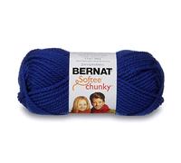 Bernat Softee Chunky Pelote de fils à tricoter de 100 g, bleu layette, bleu marine, 1 pièce