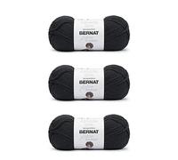 Bernat Softee Cotton Lot de 3 fils Noir