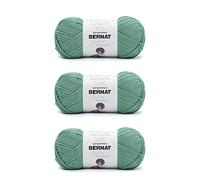Bernat Softee Cotton Pool Green Lot de 3 paquets de 120 g, nylon, 3 DK (léger), 232 m, tricot, crochet et travaux manuels