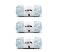 Bernat Softee Cotton Refresh Lot de 3 paquets de 120 g, nylon, 3 DK (léger), 232 m, tricot, crochet et travaux manuels