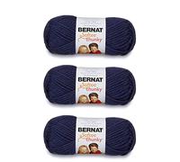 Bernat Softee Lot de 3 pelotes de laine denim délavées 100 g Acrylique 6 Super Bulky 100 m Pour tricot/crochet