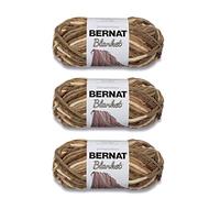 Bernat Sonoma Lot de 3 paquets de fil chenille épais en polyester de 150 g pour tricot, crochet, travaux manuels et amigurumi