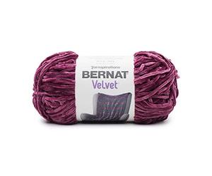 Bernat Velvet Velours, Polyester, Bleu Bordeaux, 300g, Set de 288 Pièces
