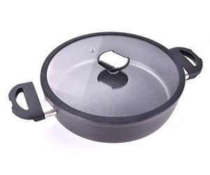 Berndes 21266 Balance Induction Enduro Poêle en aluminium Noir 28 cm