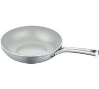 Berndes b.free Veggie-Wok, Wokpfanne, Wok Pfanne, Induktionsgeeignet, Aluminium recycelt, Grau, Ø 28 cm, 0008634328
