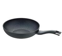 Berndes Balance Enduro Manche à double fixation Wok 28 cm, 4 litres, aluminium forgé, Argent