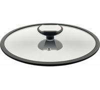 Berndes Balance Glasdeckel mit Silikonring, Spezialglas, Transparent / Schwarz, Ø 24 cm, 007824